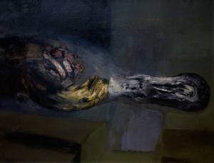 Irrupción (1967). Óleo sobre lienzo 126 x 161 cm. Colección particular.