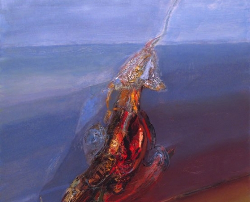 El país del veneno (1995). Óleo sobre lienzo 162 x 130 cm. Colección particular.