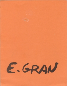 E. GRAN /1999. Exposición individual Enrique Gran